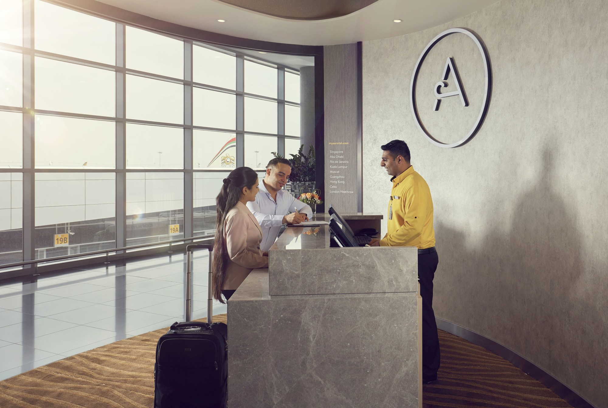 Abu Dhabi Airport Hotel T1 International Departures