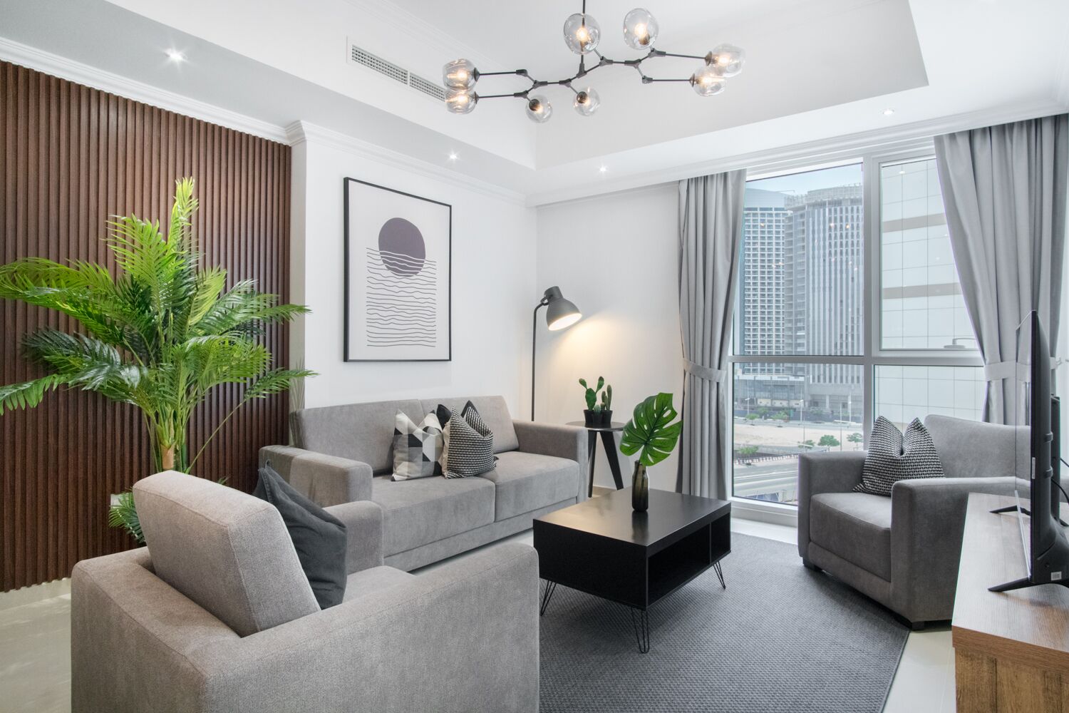 Luxe Apartments near Dubai Mall, Burj Khalifa - Pool, Gym, & Parking by Sojo Stay