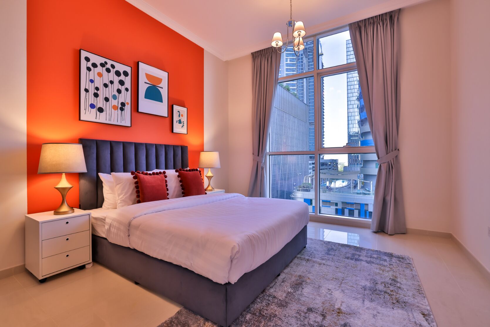 Luxe Apartments near Dubai Mall, Burj Khalifa - Pool, Gym, & Parking by Sojo Stay