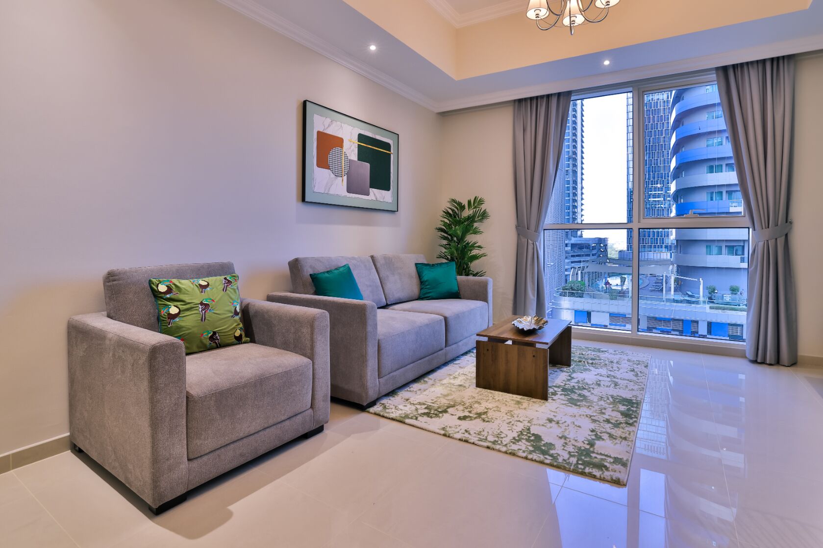 Luxe Apartments near Dubai Mall, Burj Khalifa - Pool, Gym, & Parking by Sojo Stay