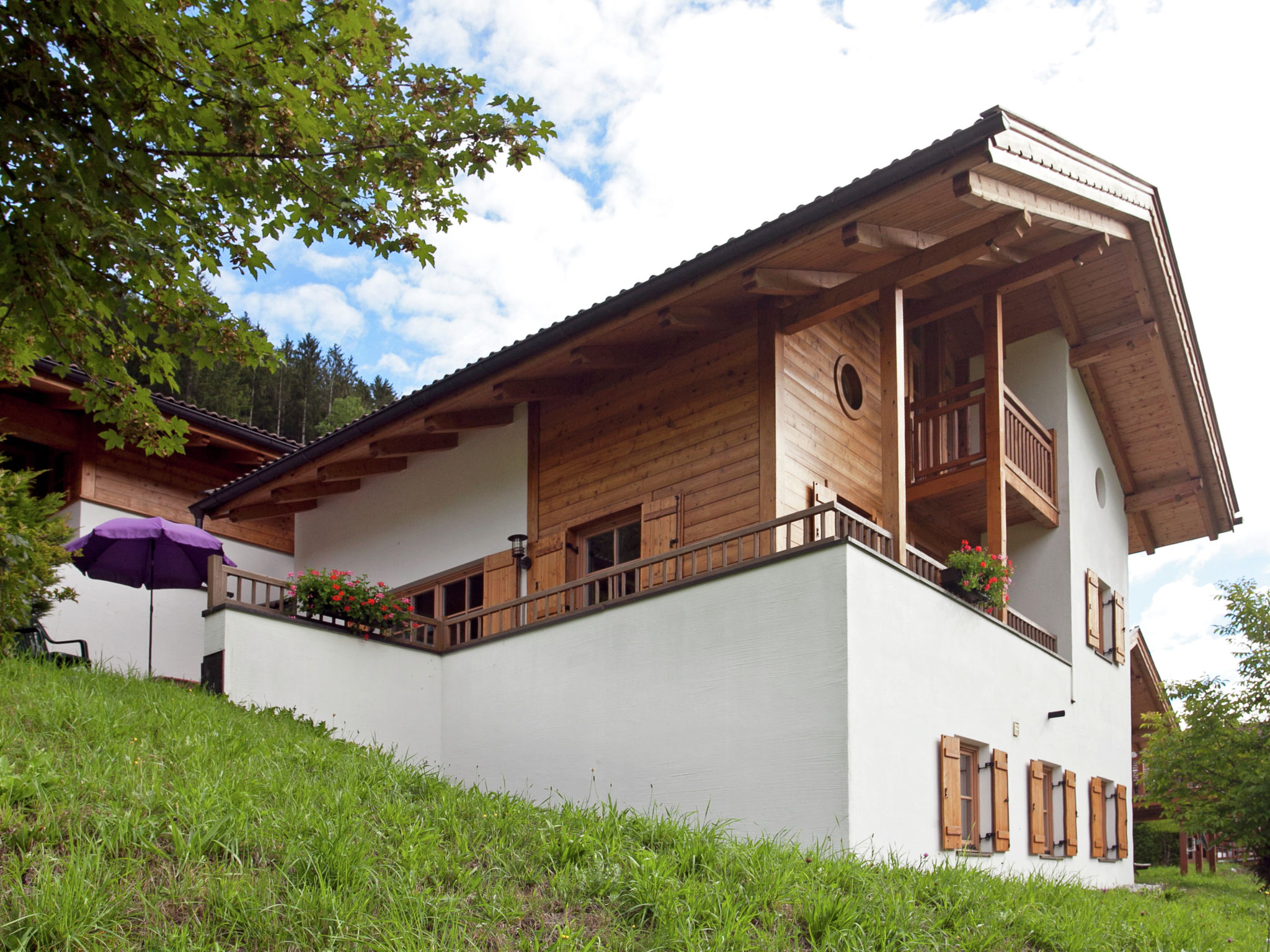 Chalets im Wald