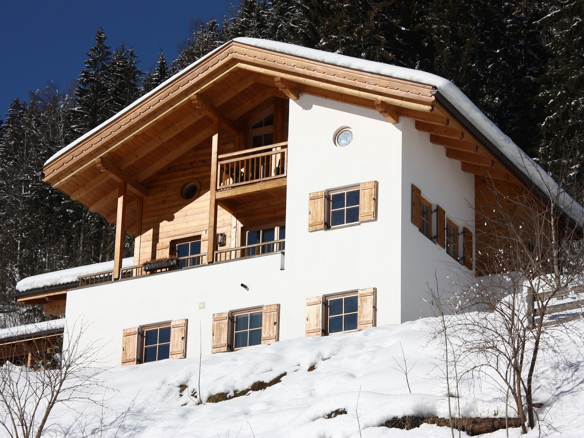 Chalets im Wald