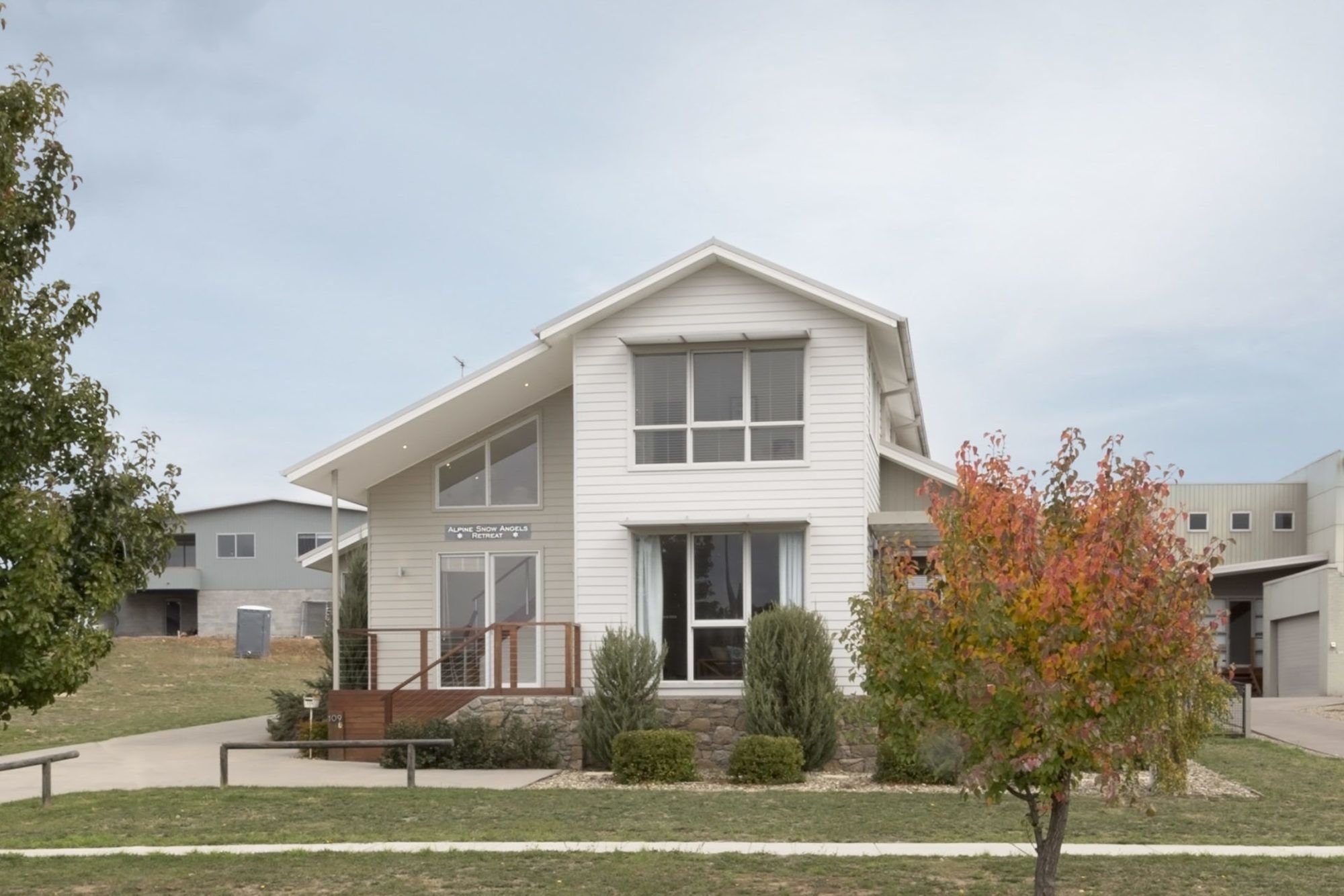 Alpine Snow Angels Retreat Luxurious Snowy Mountains Living