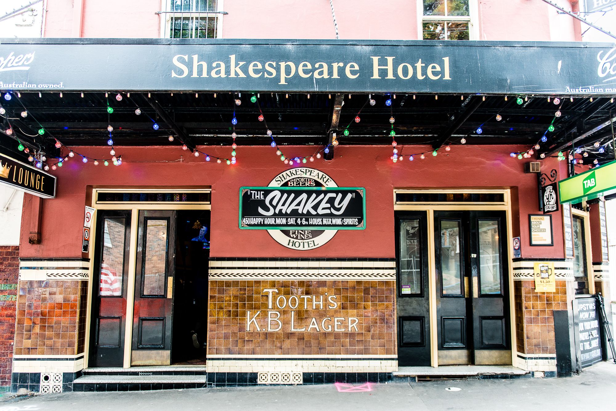 Shakespeare Hotel Surry Hills
