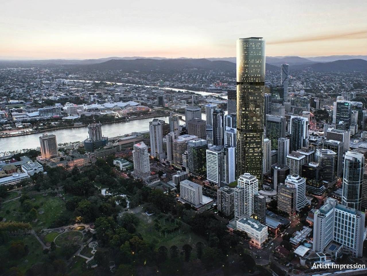 Brisbane Skytower by CLLIX