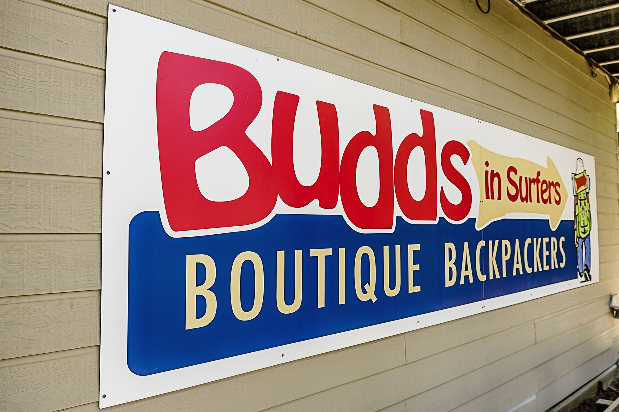 Budds In Surfers Backpackers