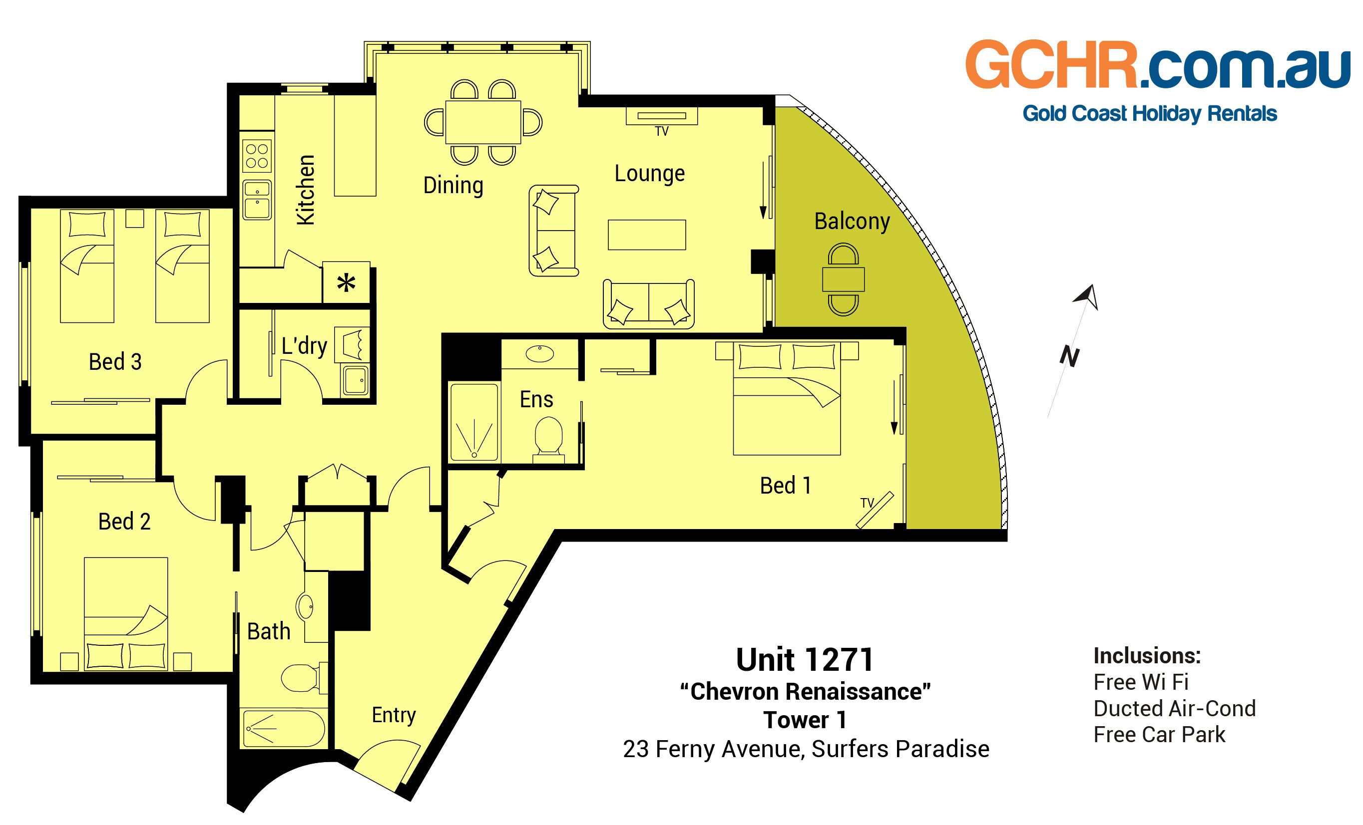 Mantra Towers of Chevron by Holiday Rentals Surfers Paradise