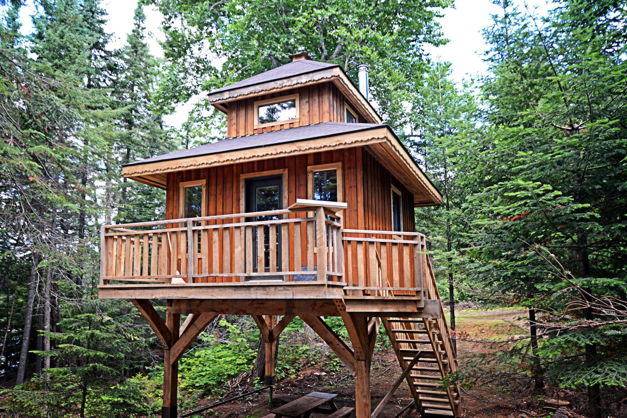 Les Refuges Perchés Mont-Tremblant Treehouses