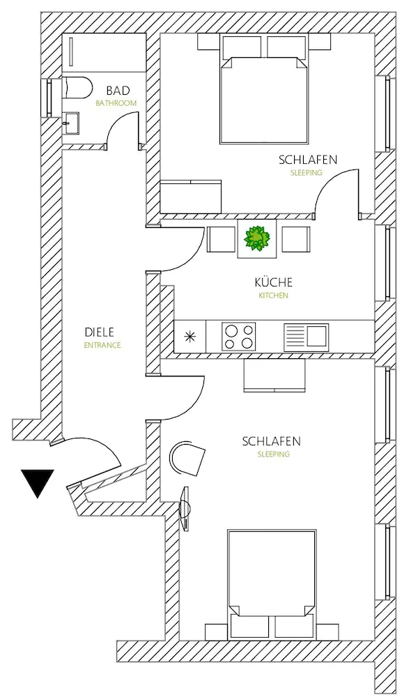 Glück Auf Appartement Lösorter-Strasse