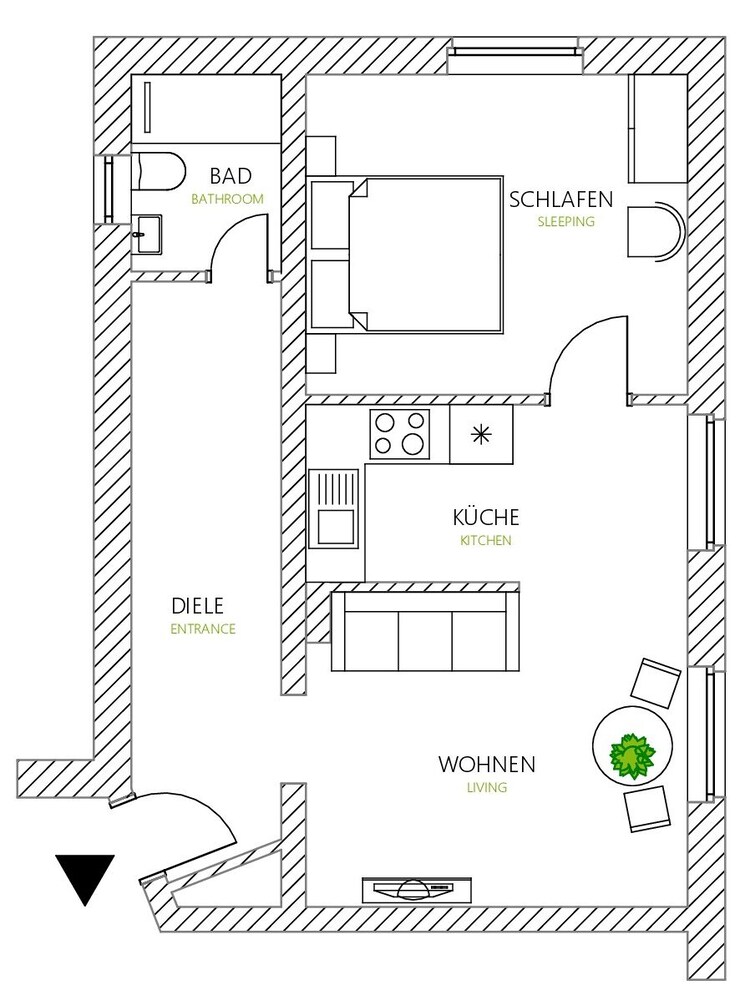 Glück Auf Appartement Lösorter-Strasse