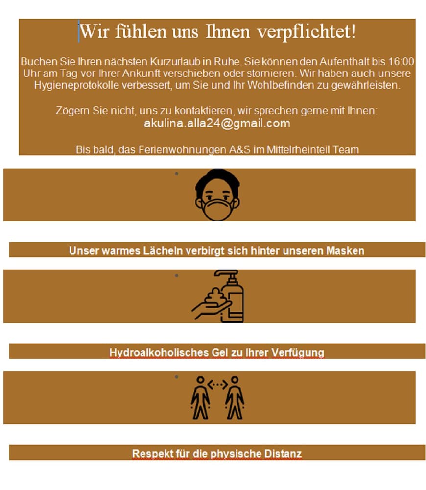 Ferienwohnungen A&S im Mittelrheintal