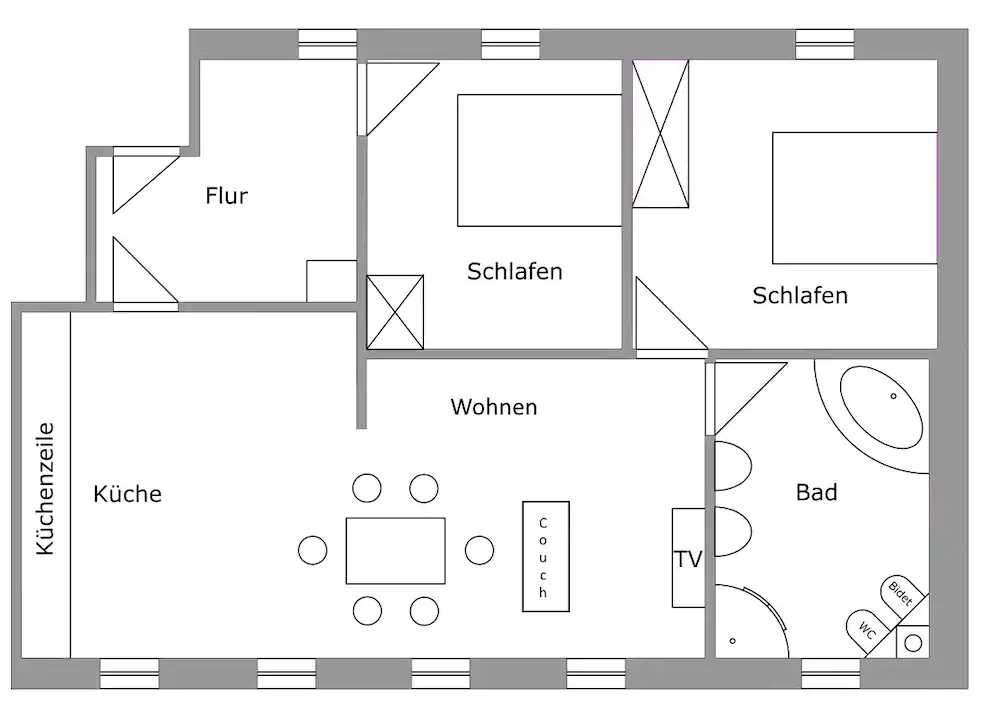 Ferienhaus am Skihang