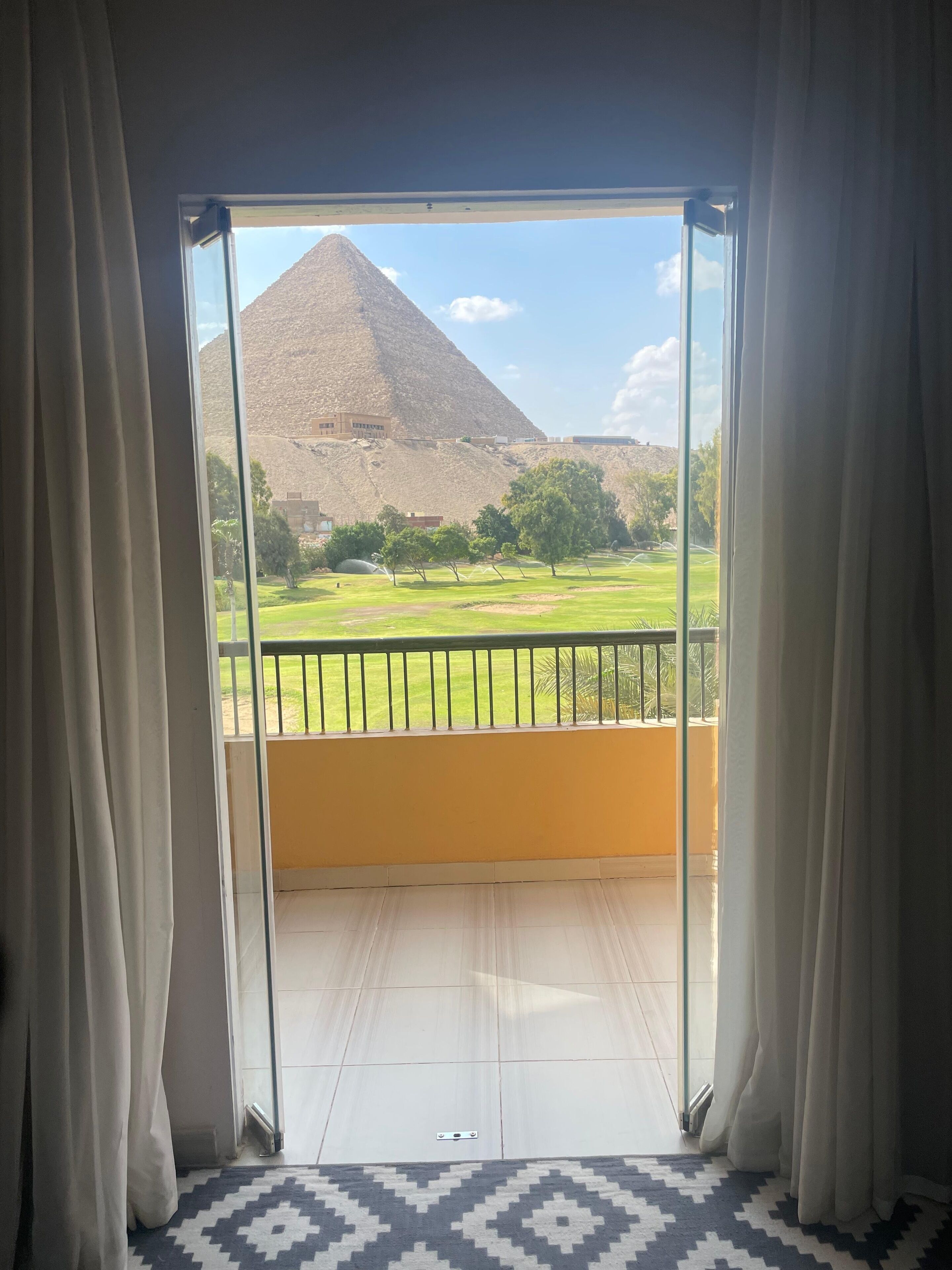 Golden Glamour Pyramids View