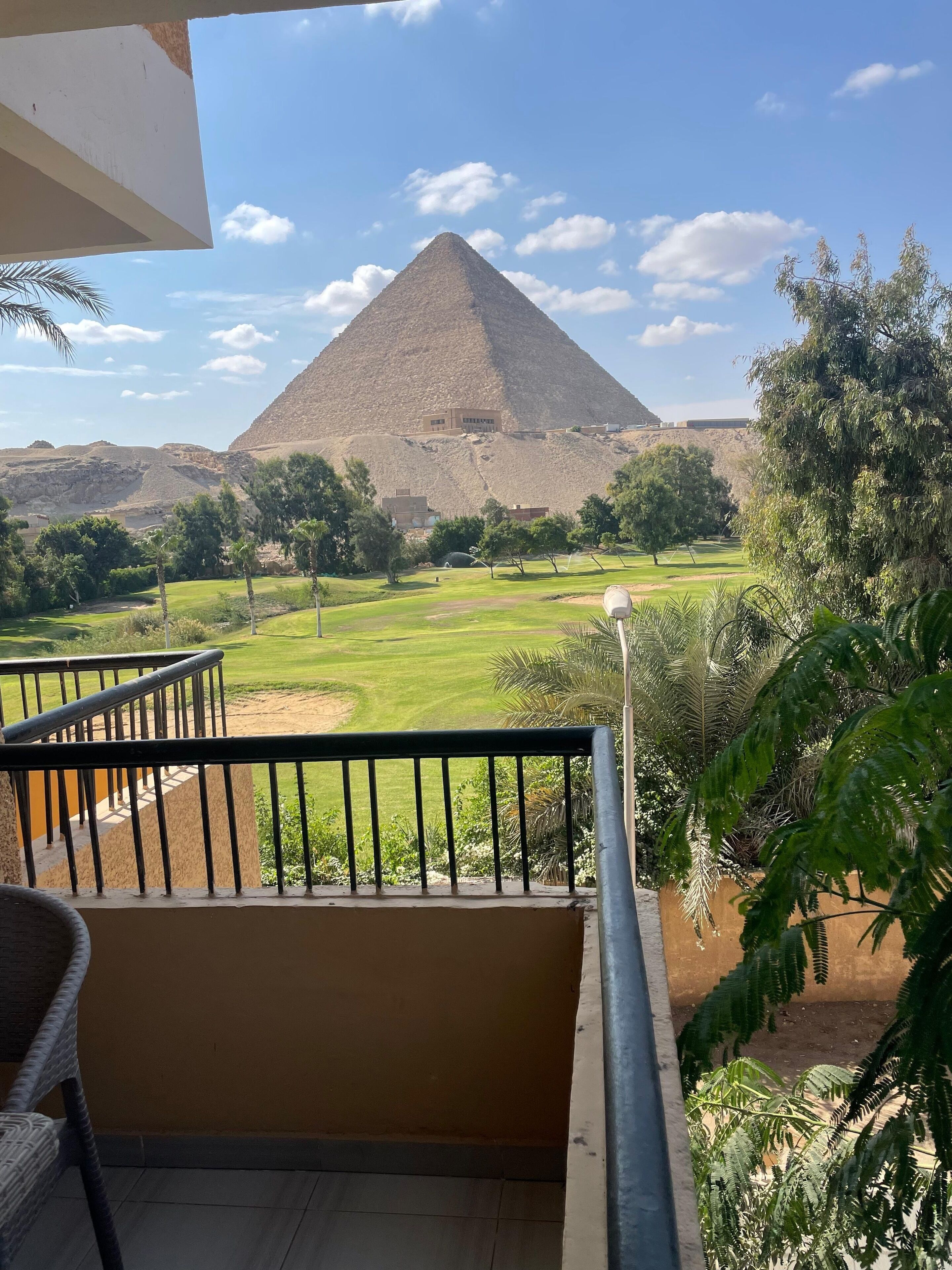 Golden Glamour Pyramids View