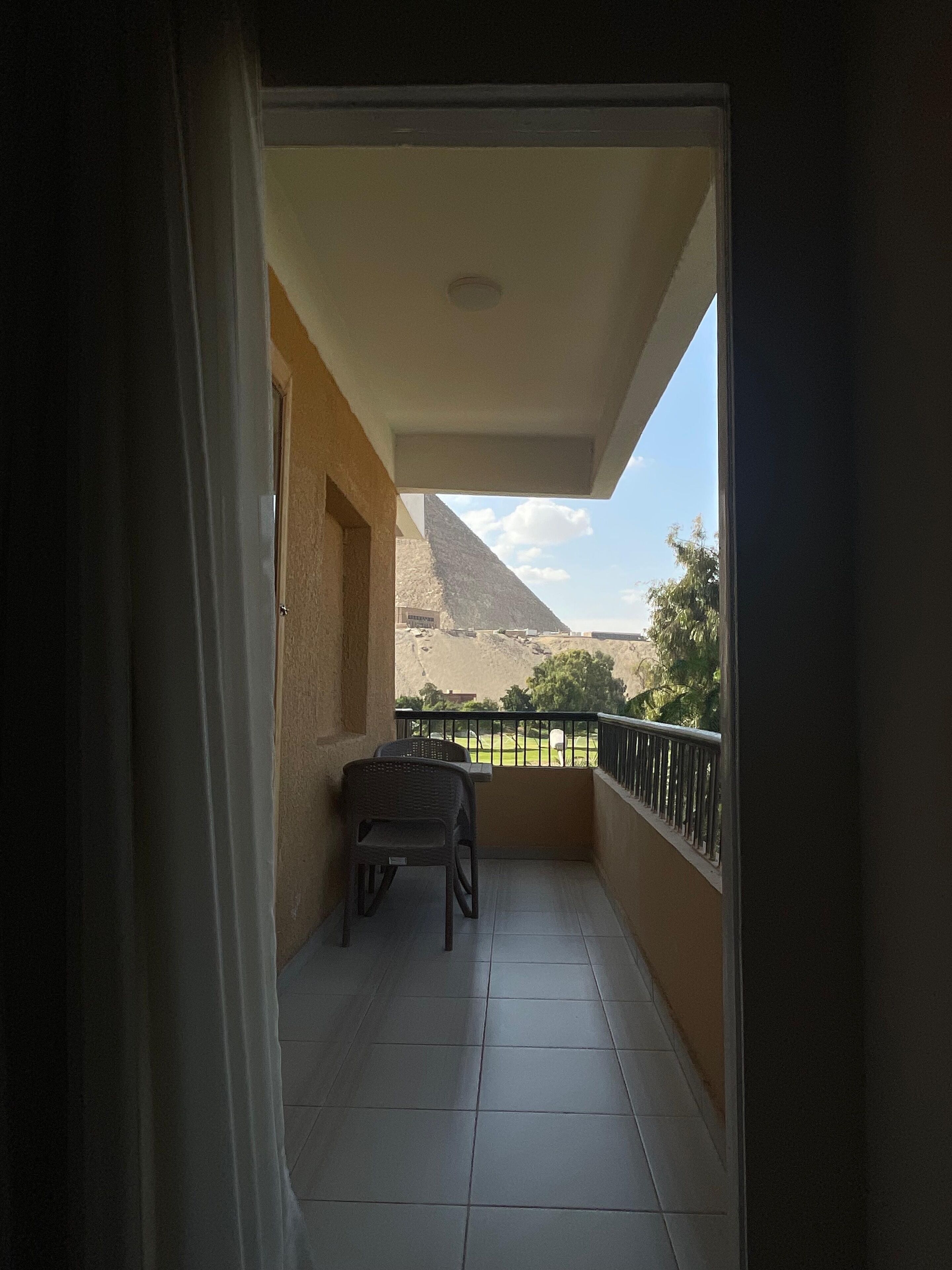 Golden Glamour Pyramids View