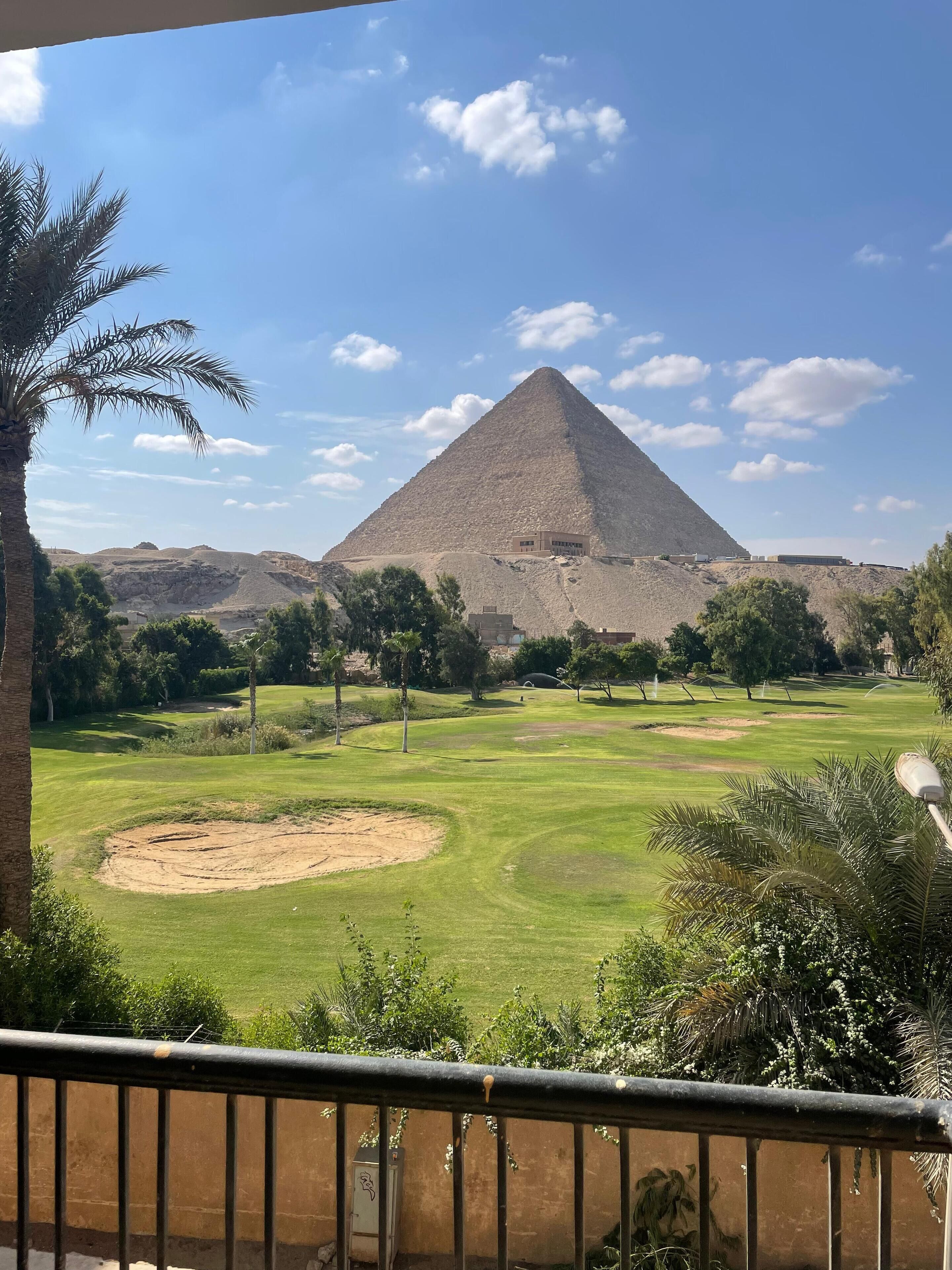 Golden Glamour Pyramids View