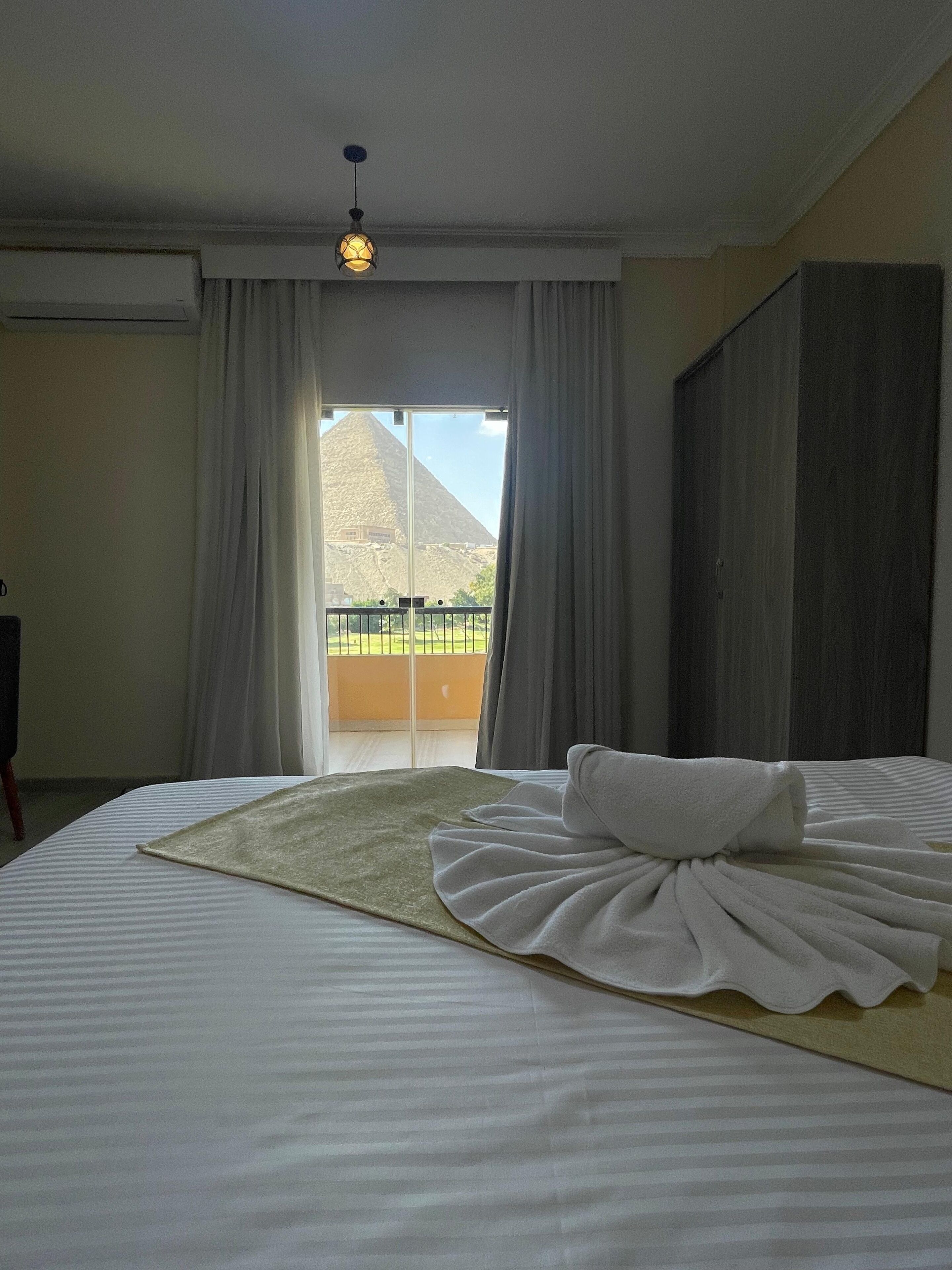 Golden Glamour Pyramids View