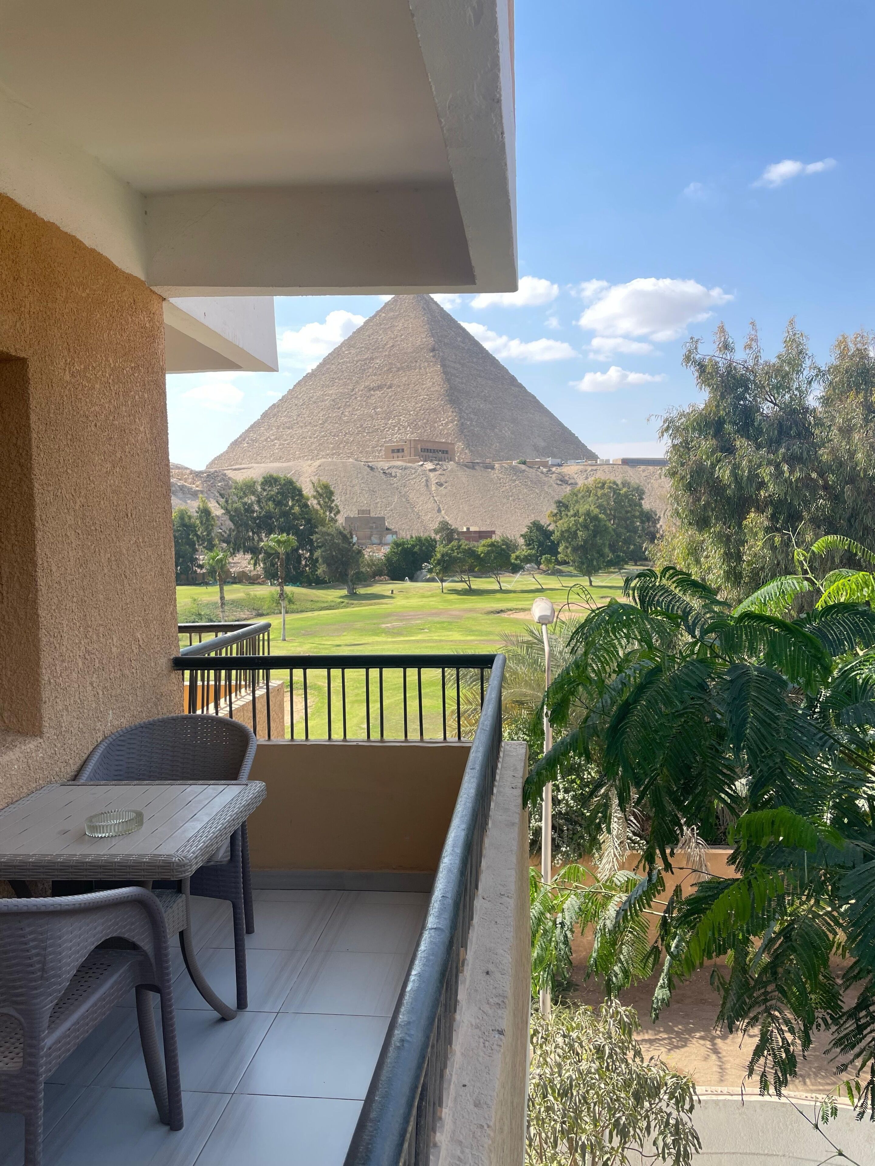 Golden Glamour Pyramids View