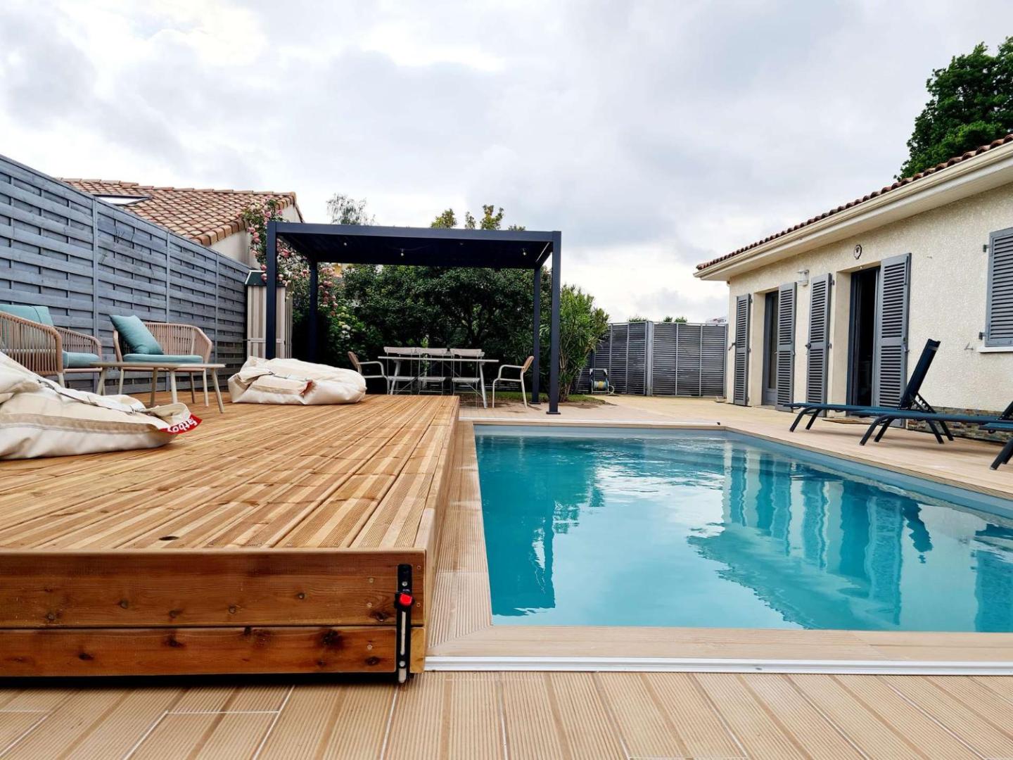 Biscarrosse Bourg Villa Avec Piscine