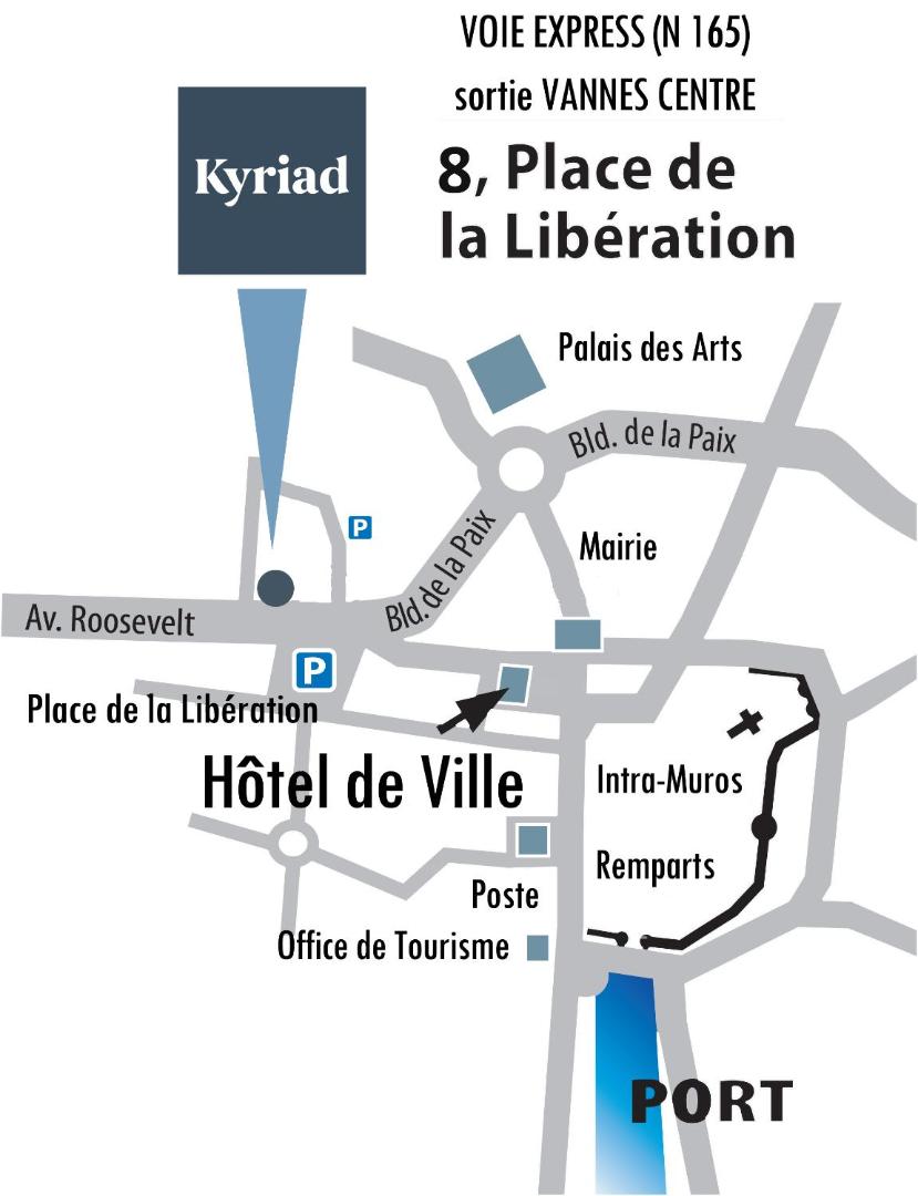 Hotel Kyriad VANNES CENTRE VILLE