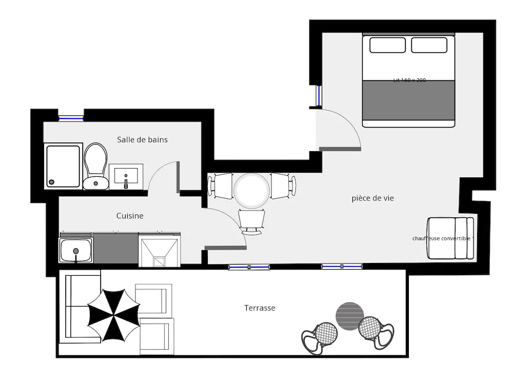 Les Appartements D'Edmond St Sebastien