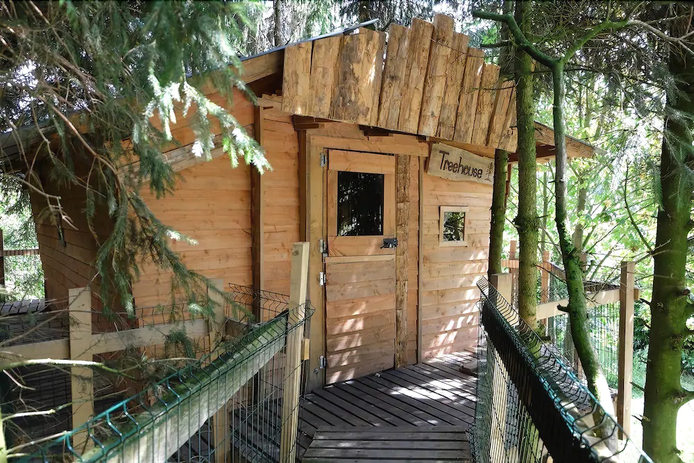 Cabane Dans Les Arbres - Le Nid Dans Le Chêne Cabane Dans Les Arbres - Le Nid Dans Le Chêne