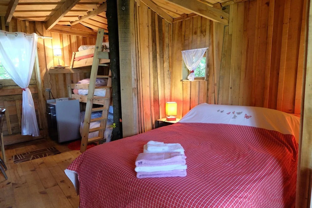 Cabane Dans Les Arbres - Le Nid Dans Le Chêne Cabane Dans Les Arbres - Le Nid Dans Le Chêne