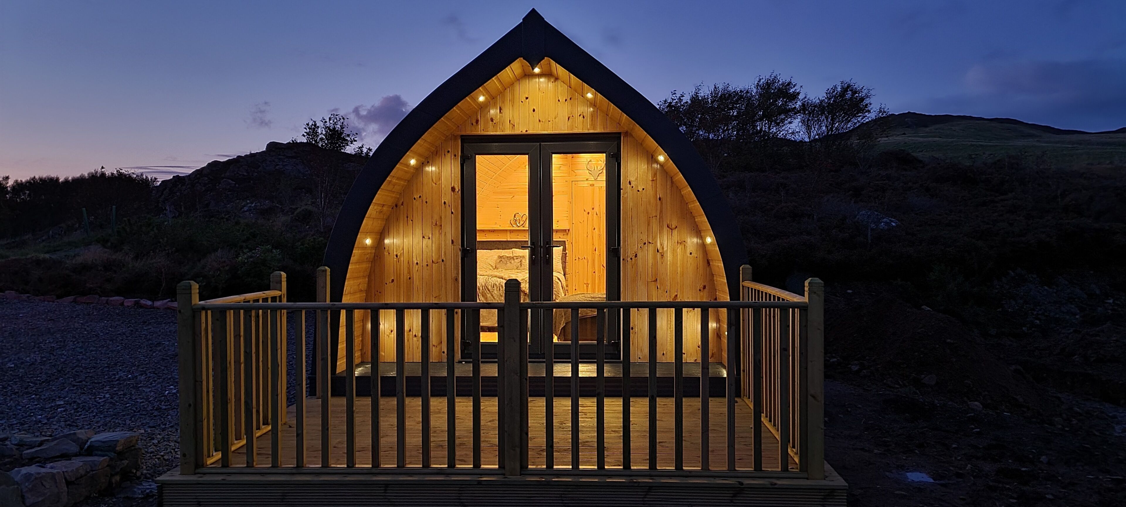Loch Ewe Luxury Pods