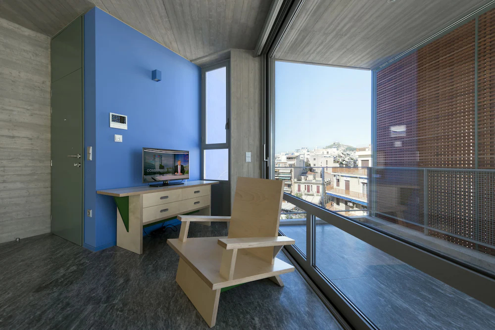 Athens Blue Building
