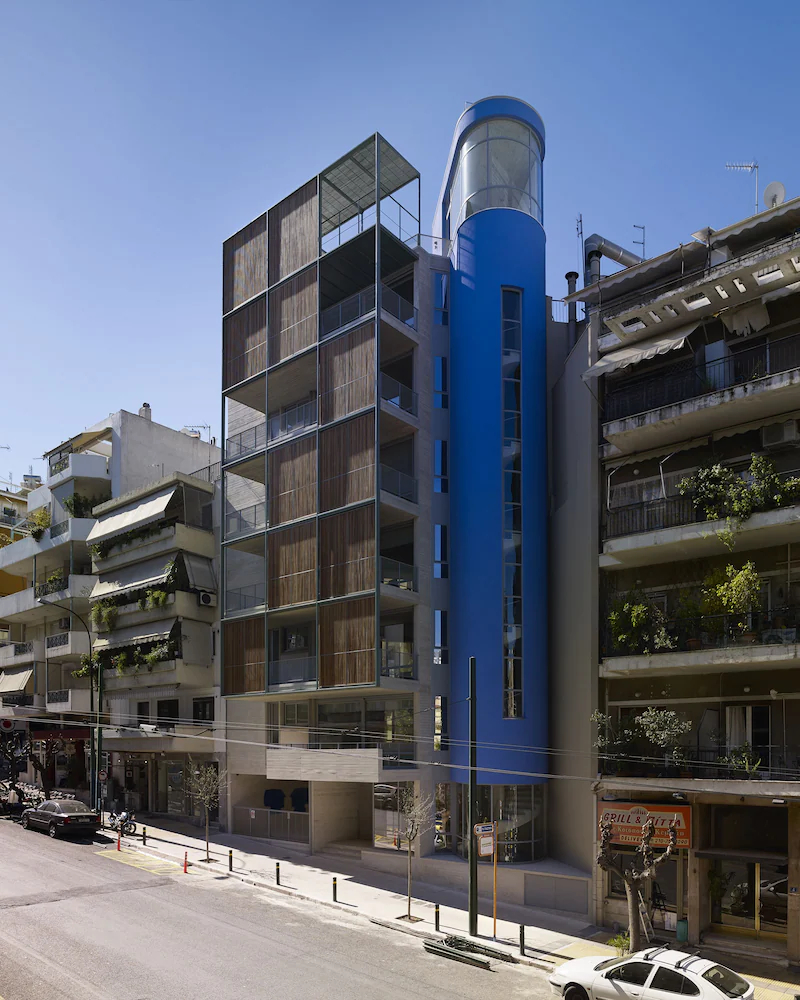Athens Blue Building