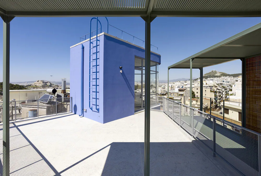 Athens Blue Building