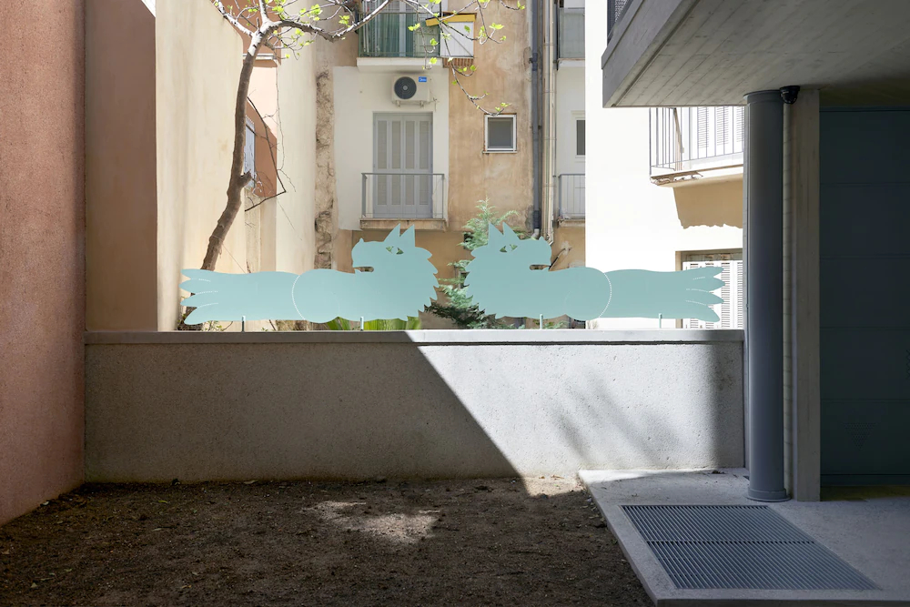 Athens Blue Building