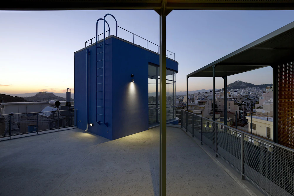 Athens Blue Building