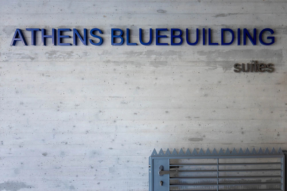 Athens Blue Building