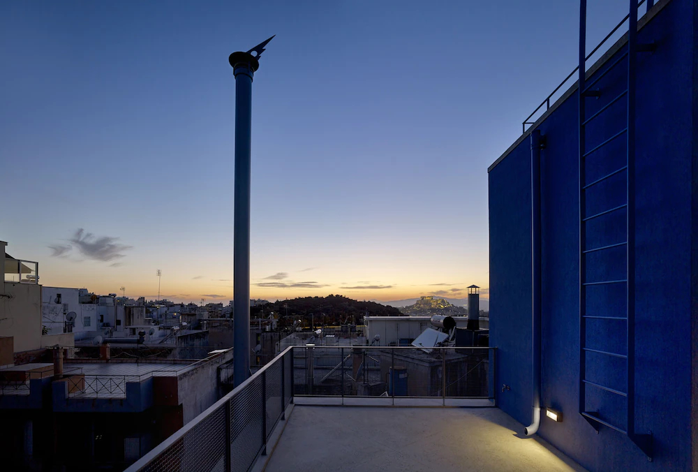 Athens Blue Building