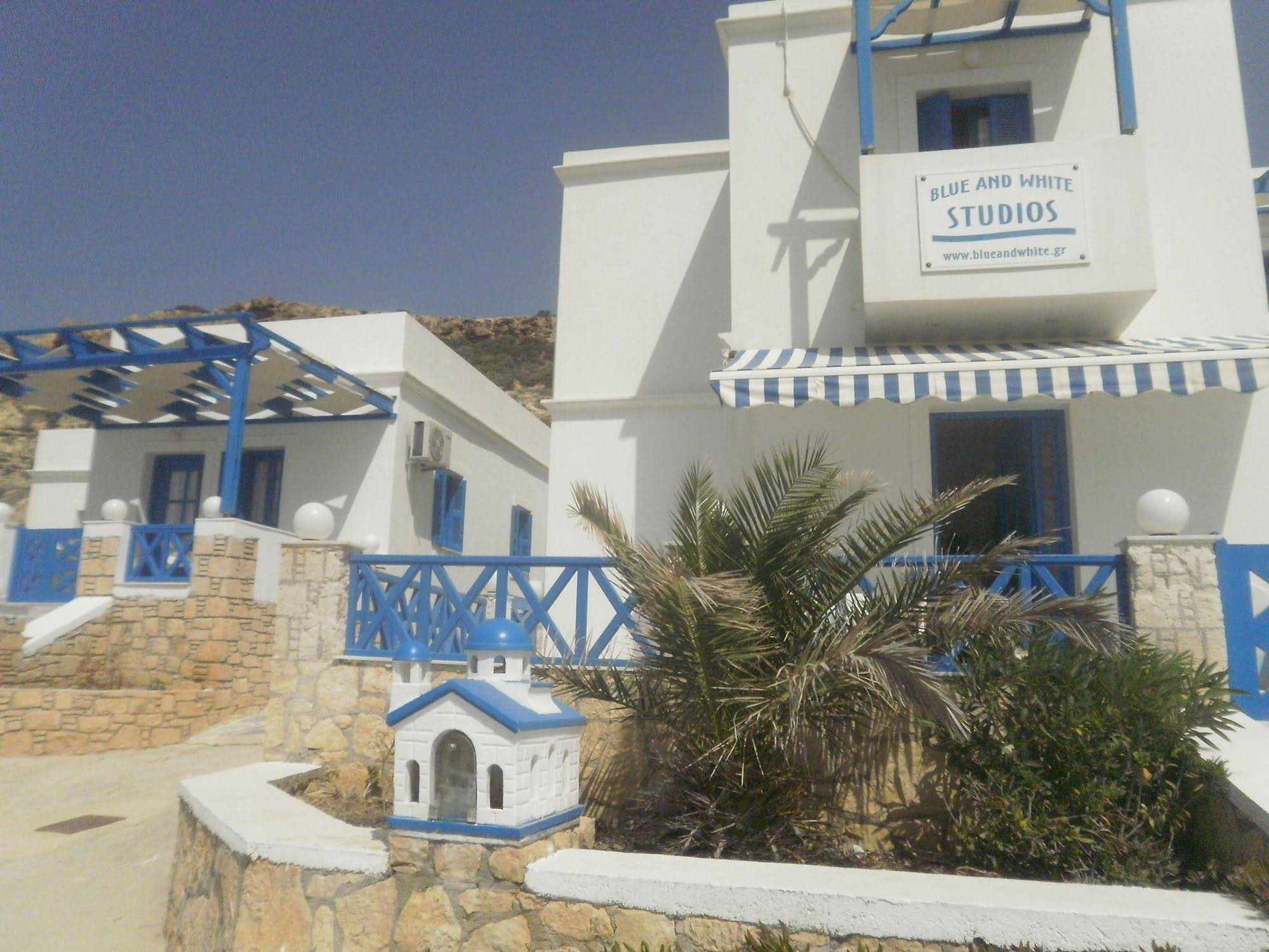 Blue and White