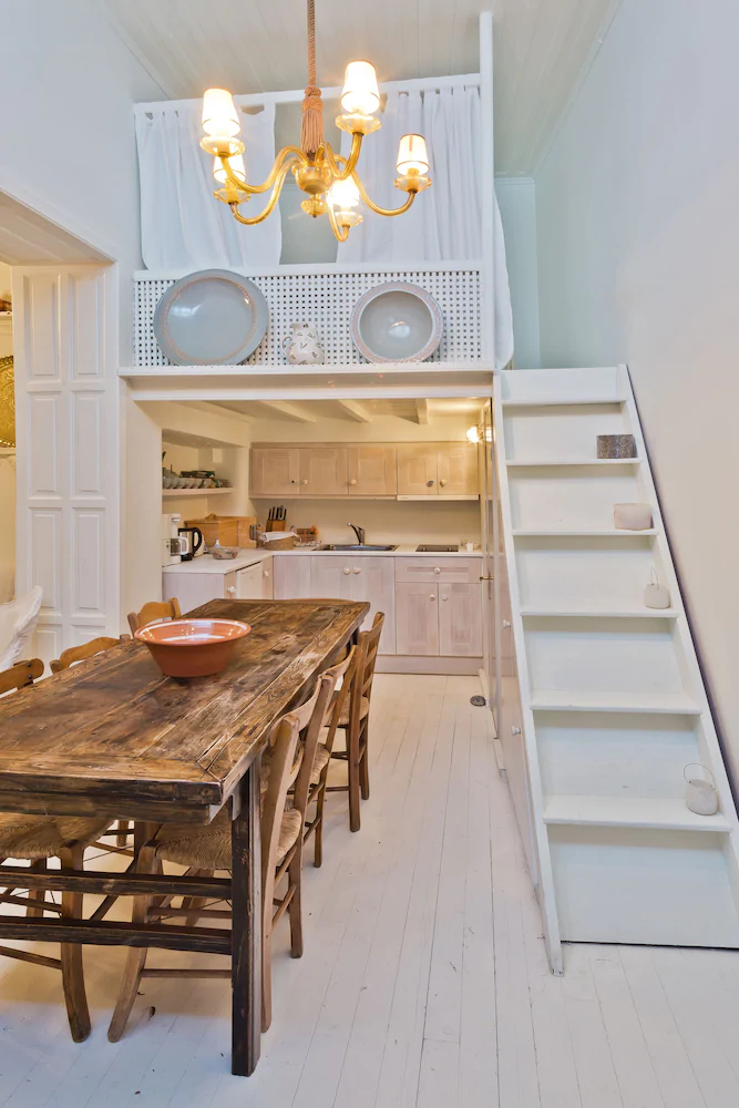 White Traditional House