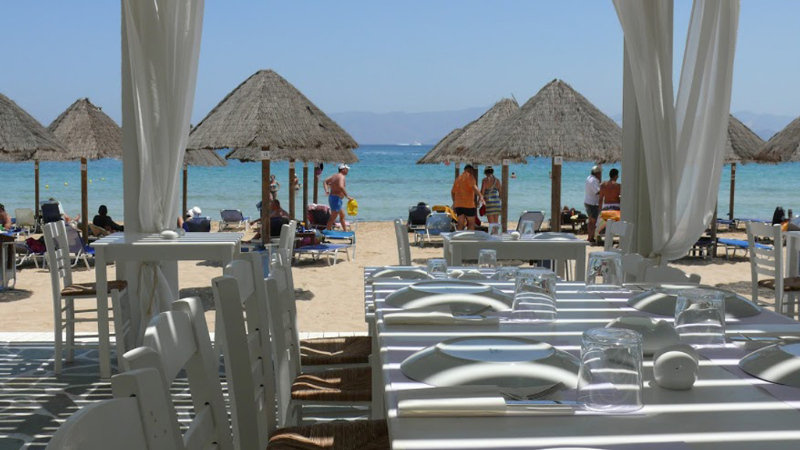 Surfing Beach Paros