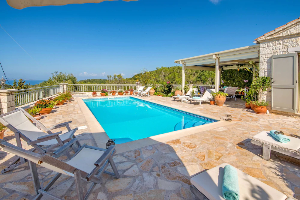 Stone Pool Villa Alina with Seaview