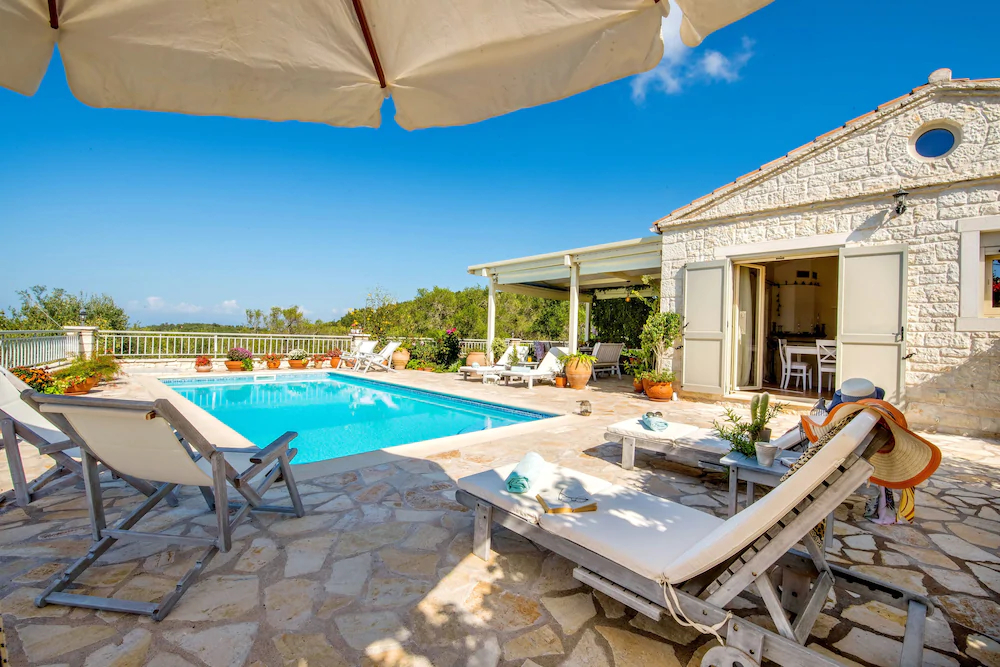 Stone Pool Villa Alina with Seaview
