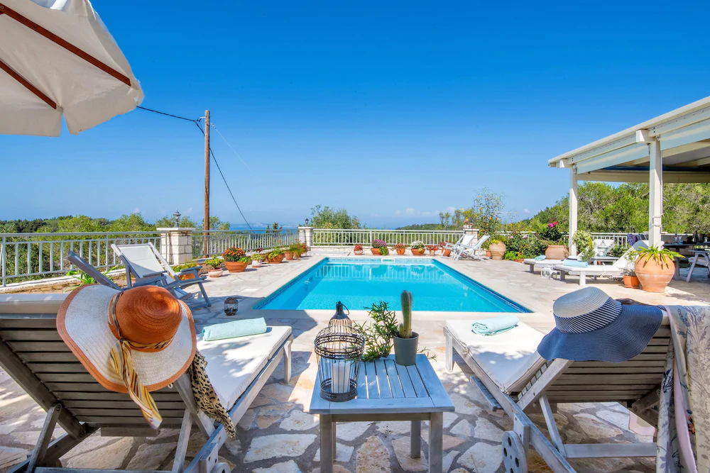 Stone Pool Villa Alina with Seaview