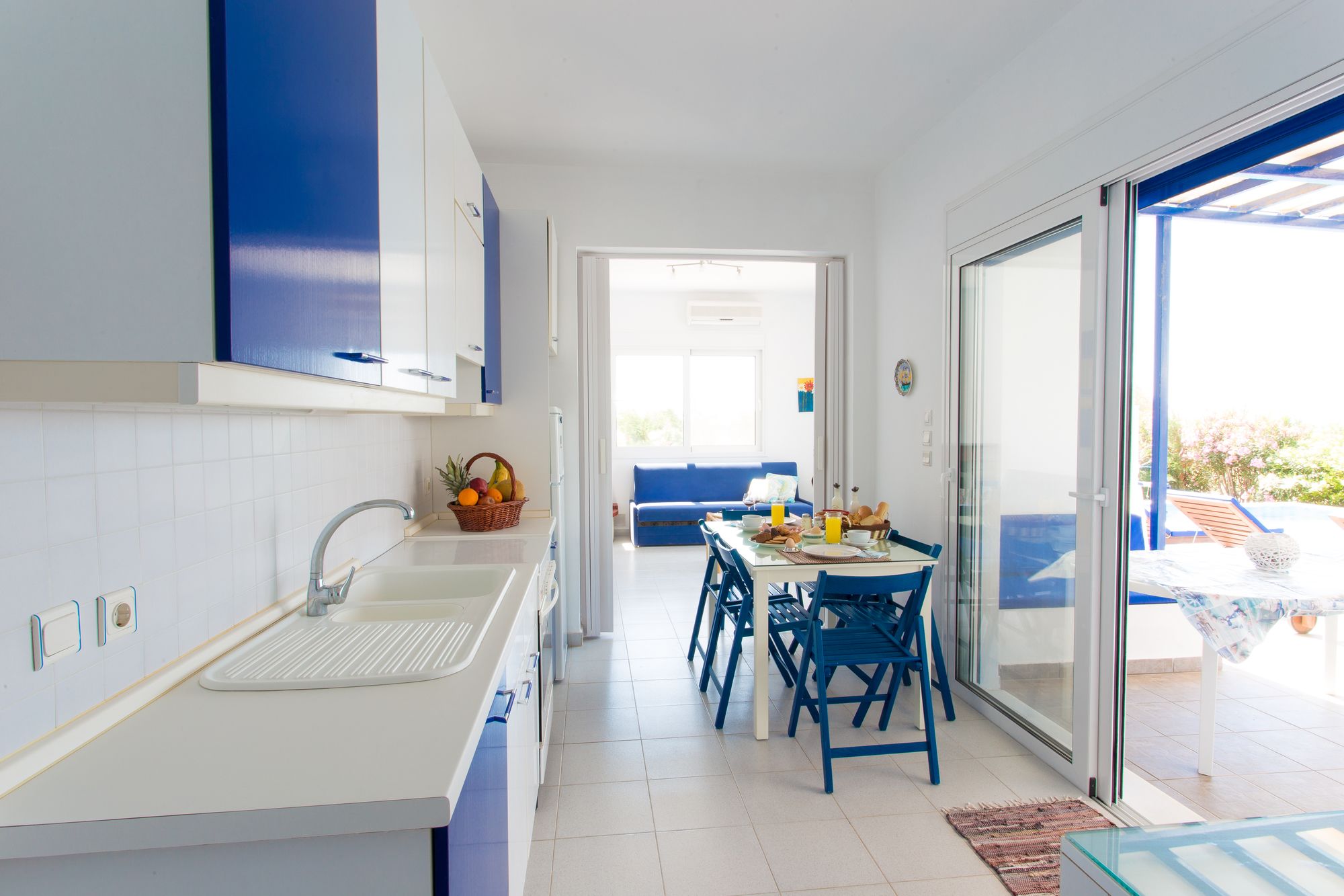 White Blue Villa