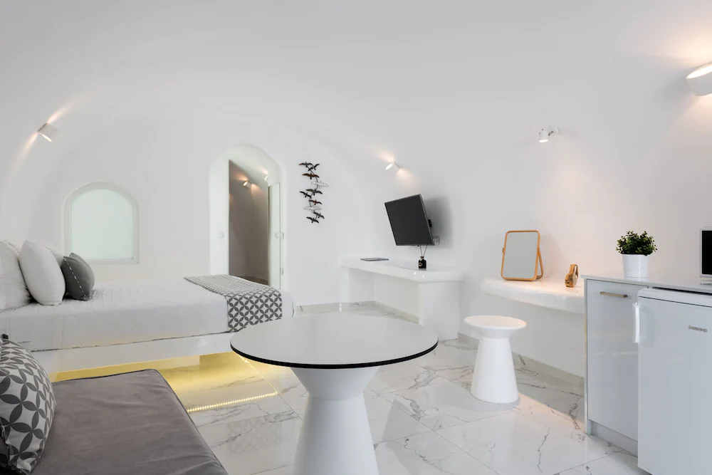 White Concept Caves