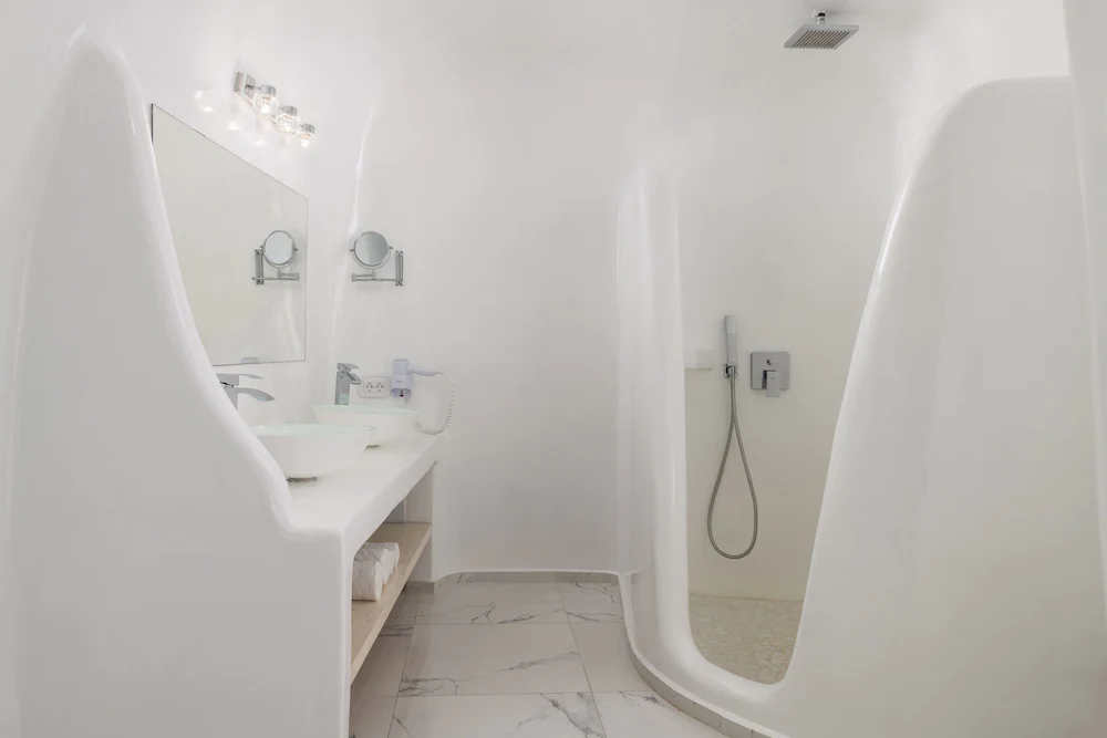 White Concept Caves