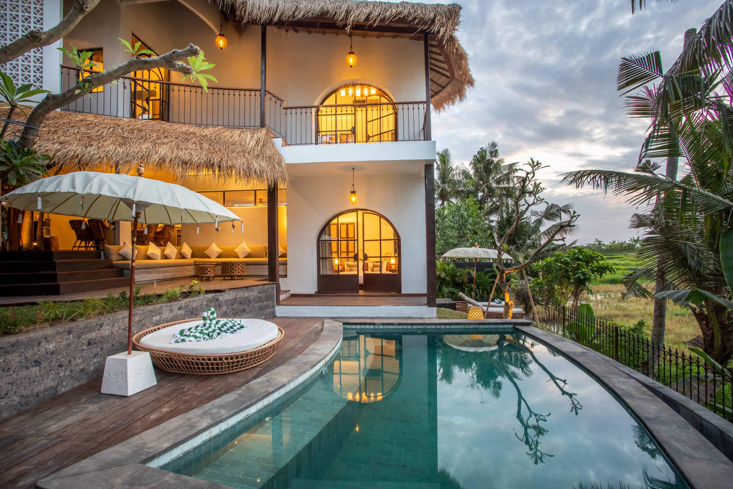 Tropical Private Villa 3 BR Canggu w/Staff