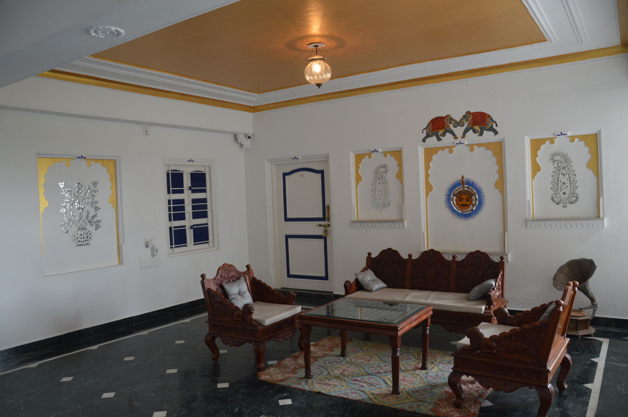 The Red Pier By Downtown Udaipur