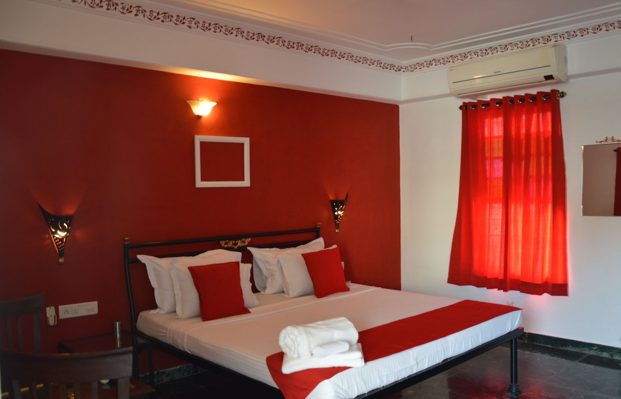 The Red Pier By Downtown Udaipur