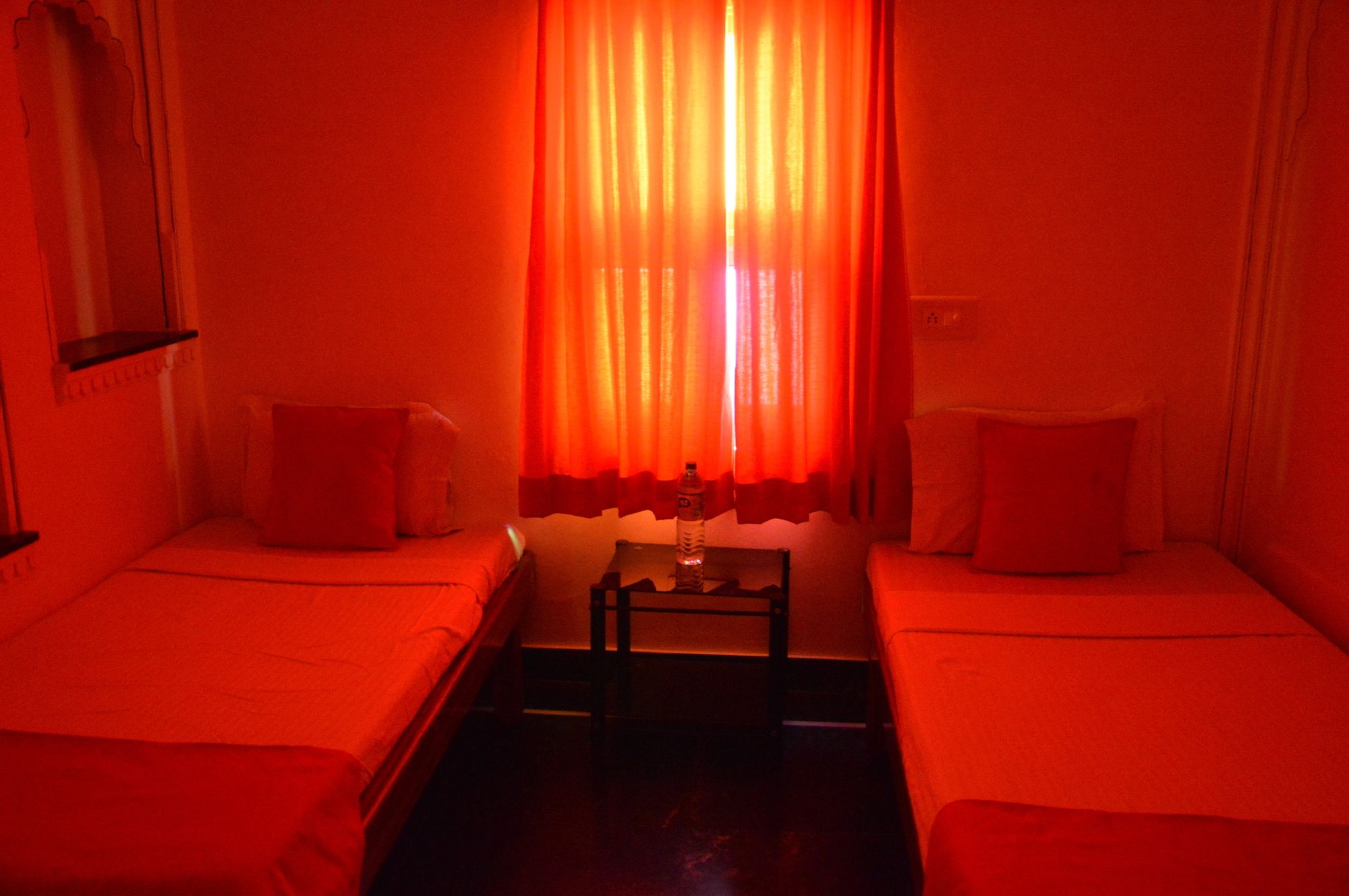 The Red Pier By Downtown Udaipur