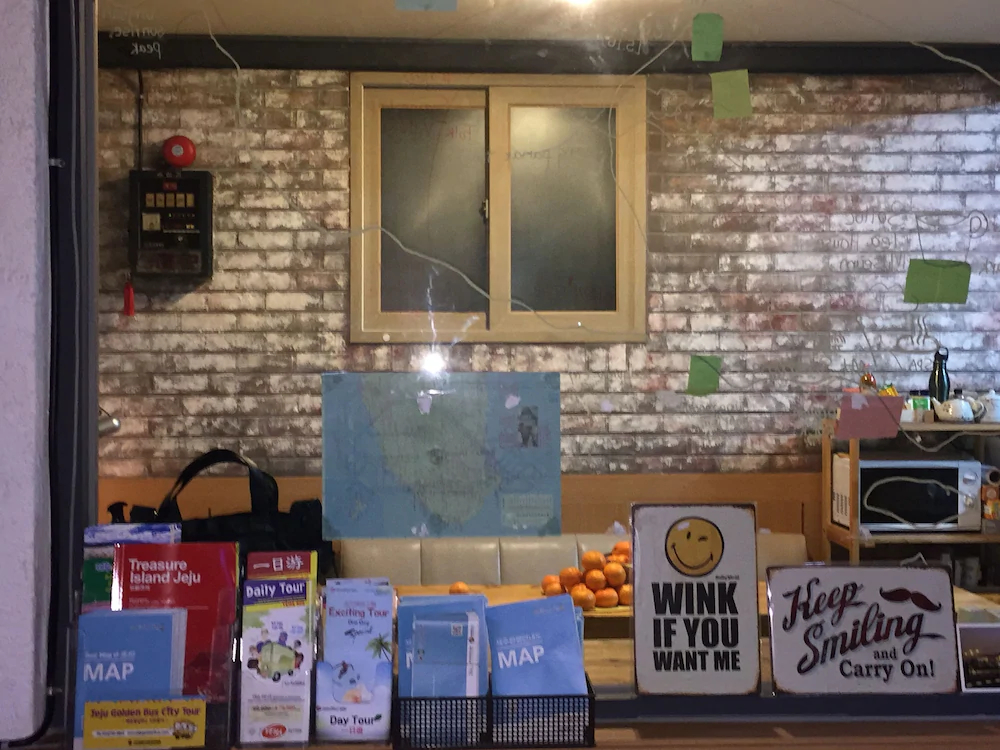 Backpackers in Jeju City Center