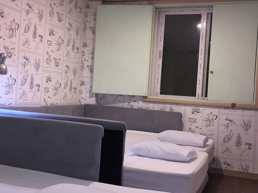 Backpackers in Jeju City Center